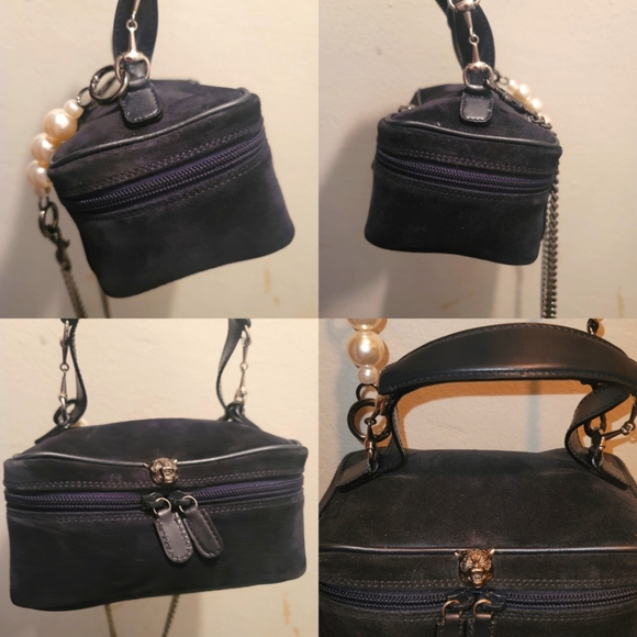 Gucci Horsebit Suede Animalier Vanity Train Case Shoulder Toiletry Mini Handbag - Picture 15 of 16